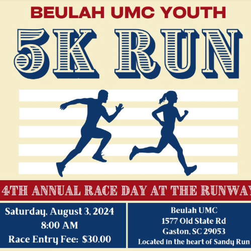 Beulah UMC Youth Race Day at the Runway