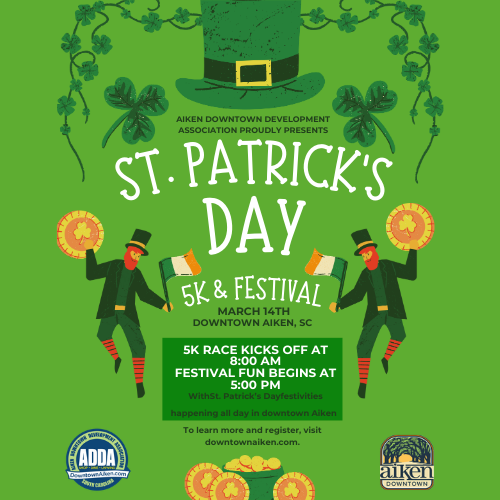 Downtown Aiken Clover 5k and Festival
